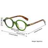 Trendy Oval Frame Reading Glasses Ultralight Unisex Far Sight Eyeglasses Small Blue Light Blocking Readers for Women & Men