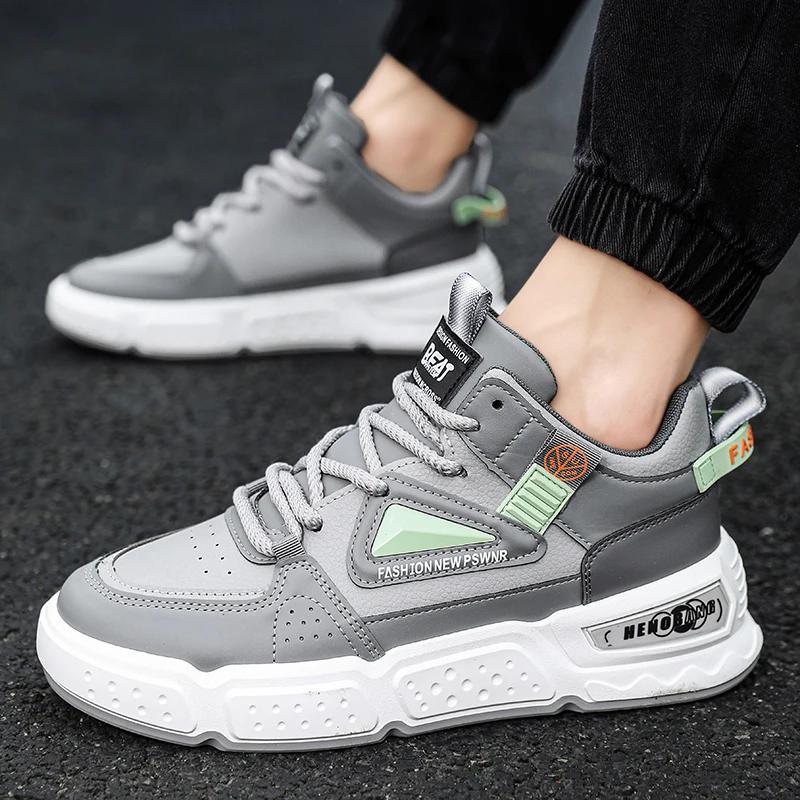 Fashion Platform Men Skateboarding Shoes Outdoor Casual Sneakers Breathable Tennis Walking Running Shoes Jogging Sport Shoes