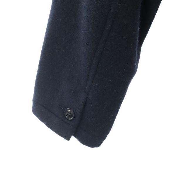 Unused Johnbull Wool Blend Melton Coat L Black Men's Used