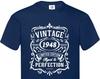 1948 Birthday T Shirt - Funny Vintage Style Bday Top - Birth Date Year - Cool Gift Tee Ideas for Grandad, Dad, Mum, Father's Day, 674