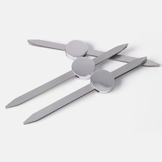 Eyebrow Ruler Easy To Operate Simple Convenient Durable Precise Positioning Measurement Symmetry Metal Compass Measuring Eyebrow Ruler for Beginner