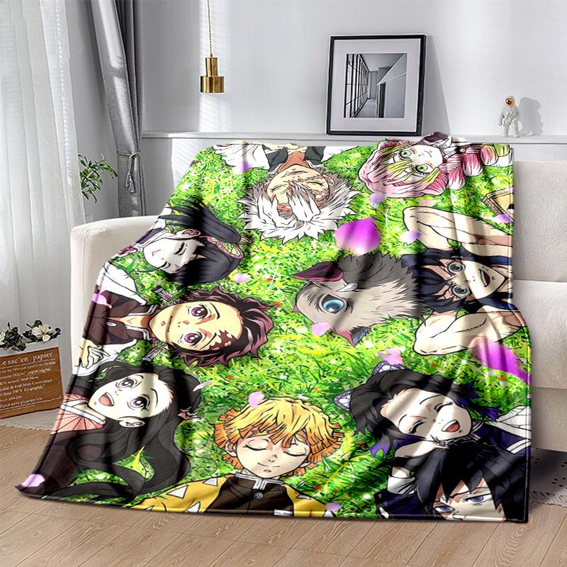 1pc Anime Characters Comforter Coverlet Throw Blanket, Home Decor, Couch Throw .B052 75X95CM