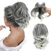 Synthetic DIY Deformation Ponytail Extensions Short Wavy Claw Ponytail Hair For Women Daily Cosplay Party Wear