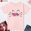 2025 Summer Kawaii Letter Print Women T Shirt Casual Short Sleeve O-Neck Brand T-Shirt Cute White Femme Tee Shirt Hh324