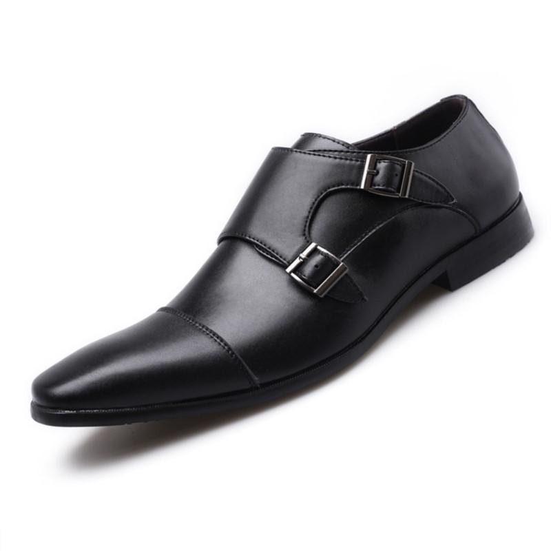 Men Pu Leather Shoes Men Dress Party Shoes Pointed Toe Men Loafers Plus Size 48 Zapatos De Vestir Para Hombre Lujo H557