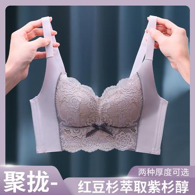 Adjustable Underwear Women's Small Breasts Without Steel Rings, Double Breasts, Upper Support To Prevent Sagging and Show Big, Sexy and Beautiful Back