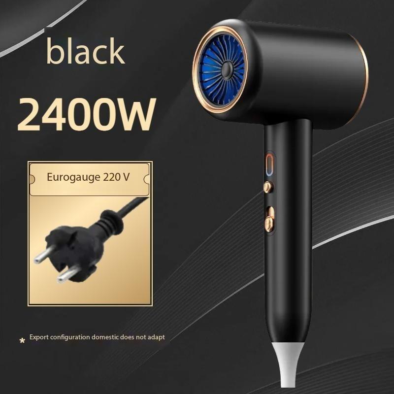 

F33 Hair Dryer High-Speed Electric Turbine Airflow Low Noise Constant Temperature And Quick Drying Suitable For Home Salons US чёрный