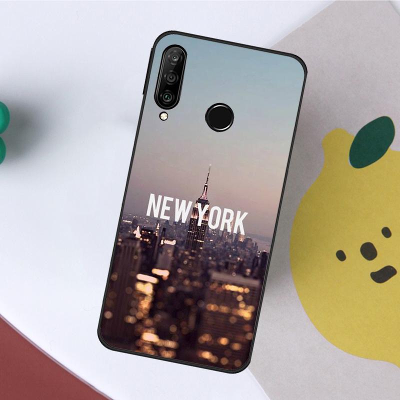New York City For Huawei Nova 12s 12i 11i 8i Y73 Y72 Y61 Y91 Y90 Y70 Y60 9 10 SE P30 P40 Lite P60 Pro Case