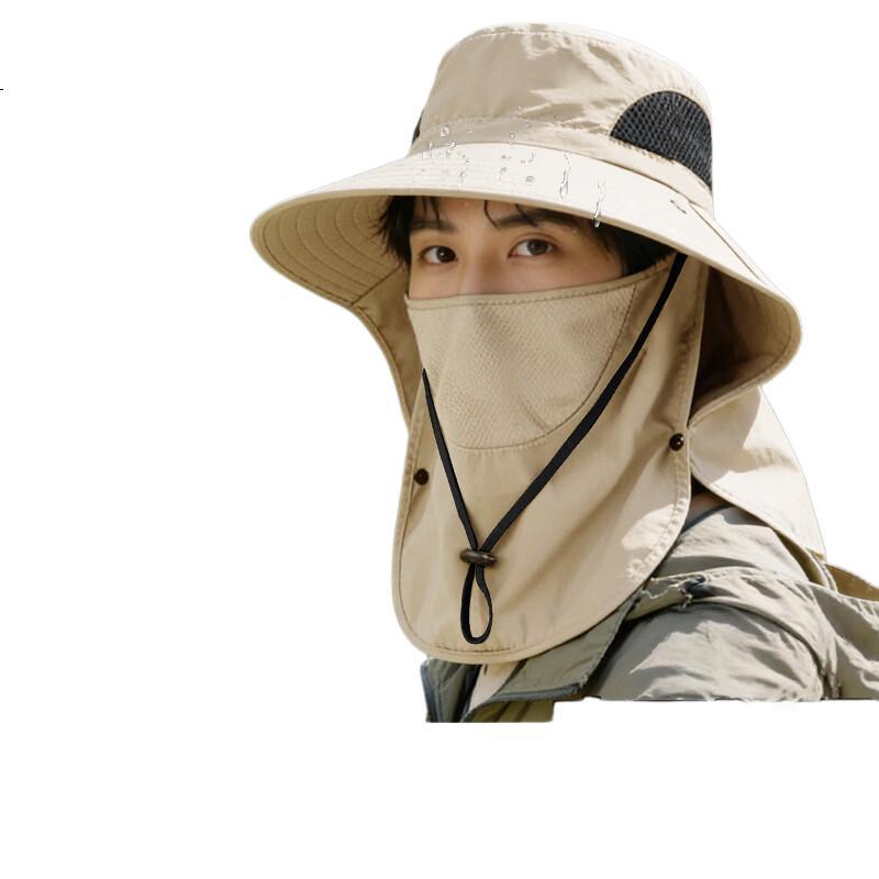 TUCANO Sun Protection Hat for Men, Outdoor UV-Resistant Cycling Travel Fisherman Hat, Fishing Sun Hat, Sun Visor, Face Shield for Me