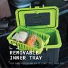 Pelican 8QT Personal Cooler Dry Box & (Dark Gray/Green)