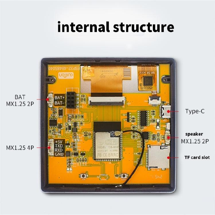 ESP32S3 Development Board LVGL 4inch 480x480 Display Wifi Bluetooth-compatible Development Board LCD Capacitive Touch