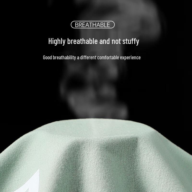 Langsha Men's Breathable Cotton Boxer Briefs 4-Pack