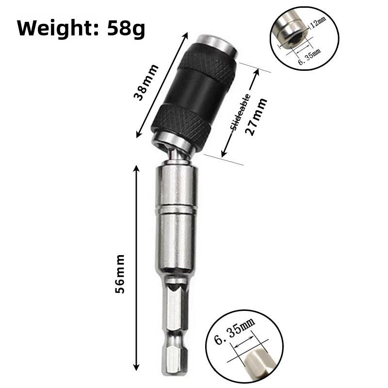 1/4 "hexagonal Ring Magnetic Key Slot Drill Bit, Manual Extension Rod, Quick Change Bracket, Guide Device,Screw Drill Bit,Safety