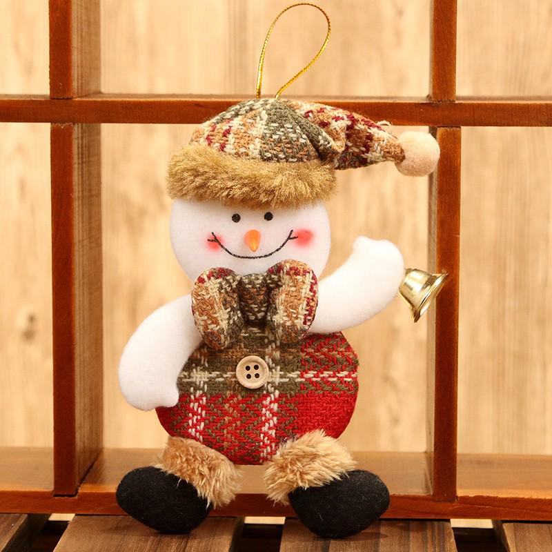 2023 Navidad Xmas Tree Pendant Ornaments New Year Gifts Christmas Elk Dolls Christmas Decoration For Home Natal Noel Decor