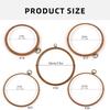 Embroidery Frame Adjustable Embroidery Hoop Cross Stitch Hoop Easy To Use for Needleworks Embroidery Project