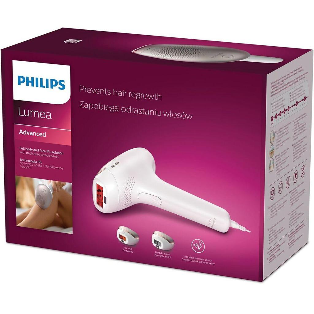 Philips Lumea Advanced SC1998/00 electric epilator 5 intensity levels Ivory