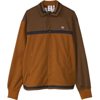 X CLOT Edison Chen Warmup Jacket Brown Oxide Men Streetwear IY8664