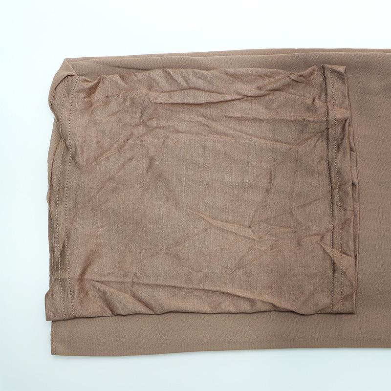 Perlchiffon Baumwolle Damen Schal & Schlauchmütze Set