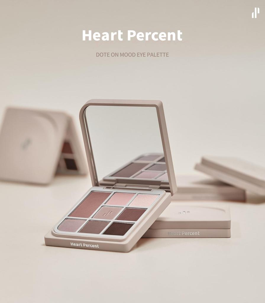 Paleta cieni do powiek On Mood Neutral Muse [Heart Percent]Dote (08 Faset)