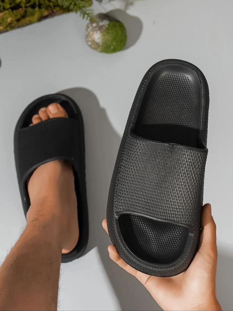 Men's Comfort Slippers One-Time Molded Non-Slip Wear-Resistant Home Indoor Outing Walking Casual Slippers