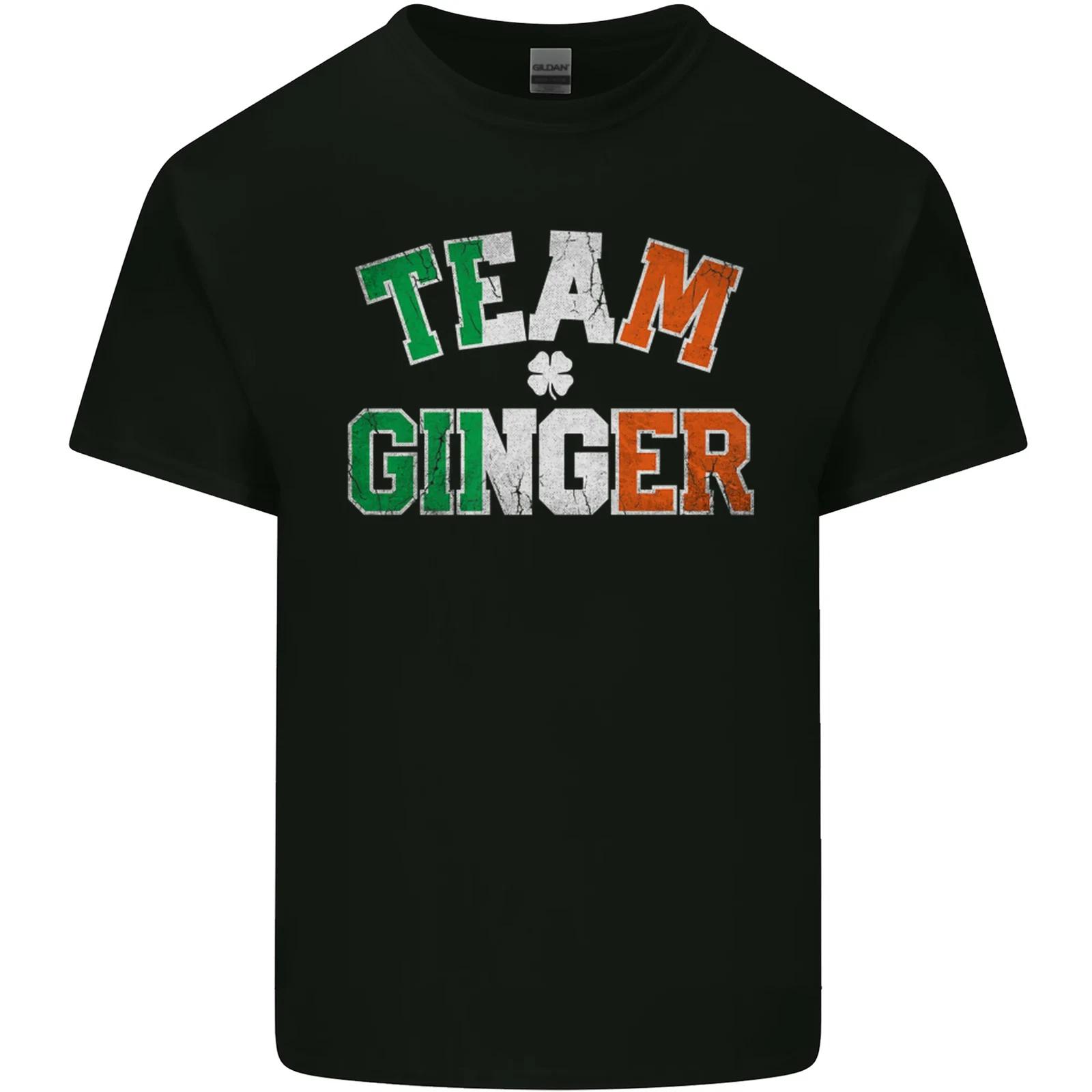 St Patricks Day Team Ginger Funny Irish Kids T-Shirt Childrens M
