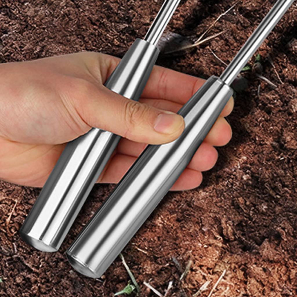 Weed Remover Portable Lightweight Weeding Tool for Yard Vegetables Uprooting 30 cm 4 Tines