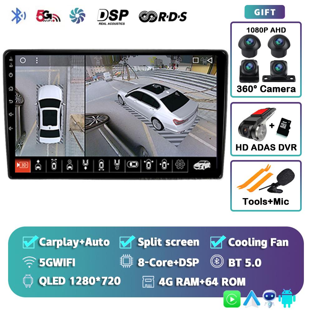 Android 14 Wireless Carplay Auto Car Radio For Citroen C3-XR 2019-2022 Multimedia Video Player Navigation GPS 2 Din Stereo Audio