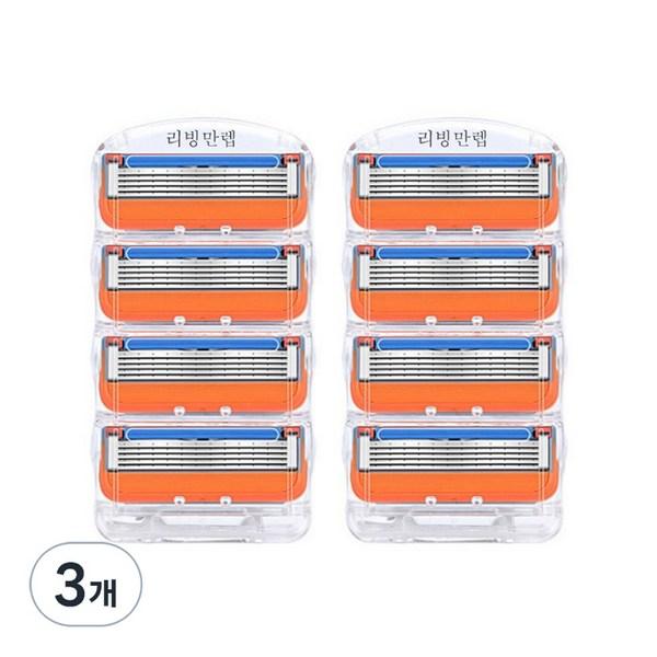 

Совместимые бритвенные лезвия Living Max Level Gillette Fusion Power, 4 шт., 6 шт., корейское бритвенное лезвие