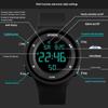 Round Waterproof Luminous Alarm Clock Multifunctional Student Watch - College Youth Edition.