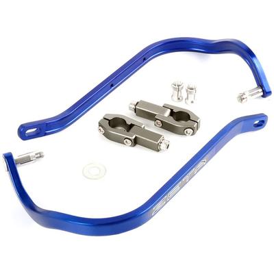 ZETA RACING Standard Diameter Bar Compatible Handlebar Inner Diameter Armor Hand Guard Bend Blue High Rigidity Aluminum Alloy Protection Door Knob