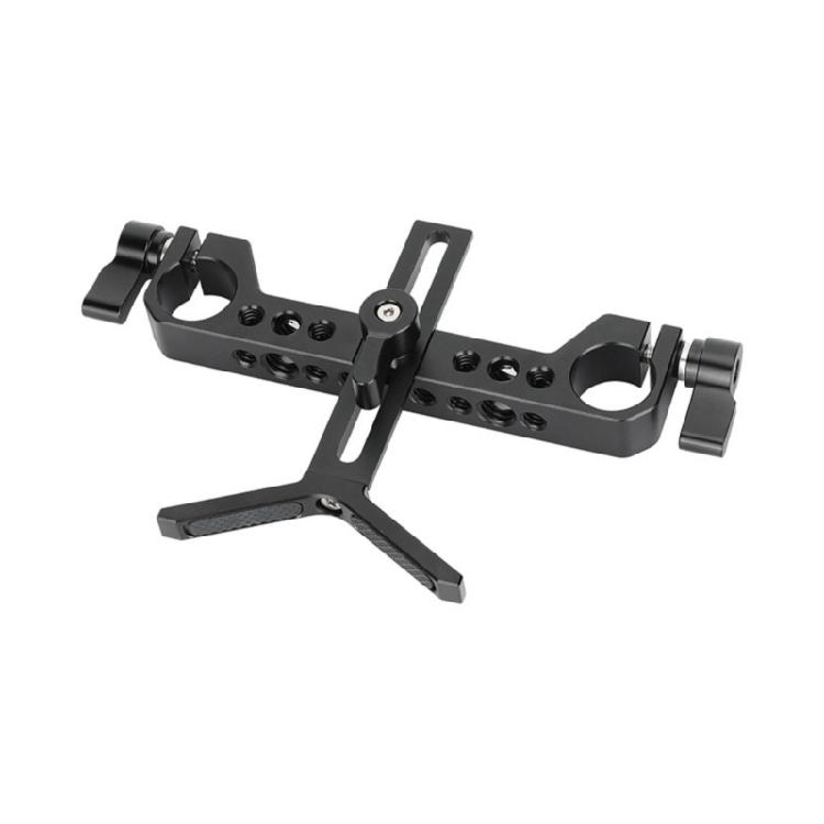 Extended Adjustable Lens Support Bracket With 19mm Rod Clamp For Gimbals Plate Lens System Mount Camera Accessories