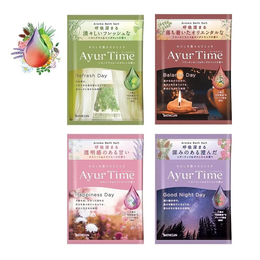 Ayur Time Refresh Day 40g x 6 packs Aroma Bath Bomb