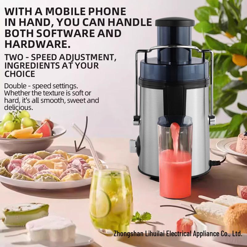 Smart Automatic Large Caliber Juicer for Home