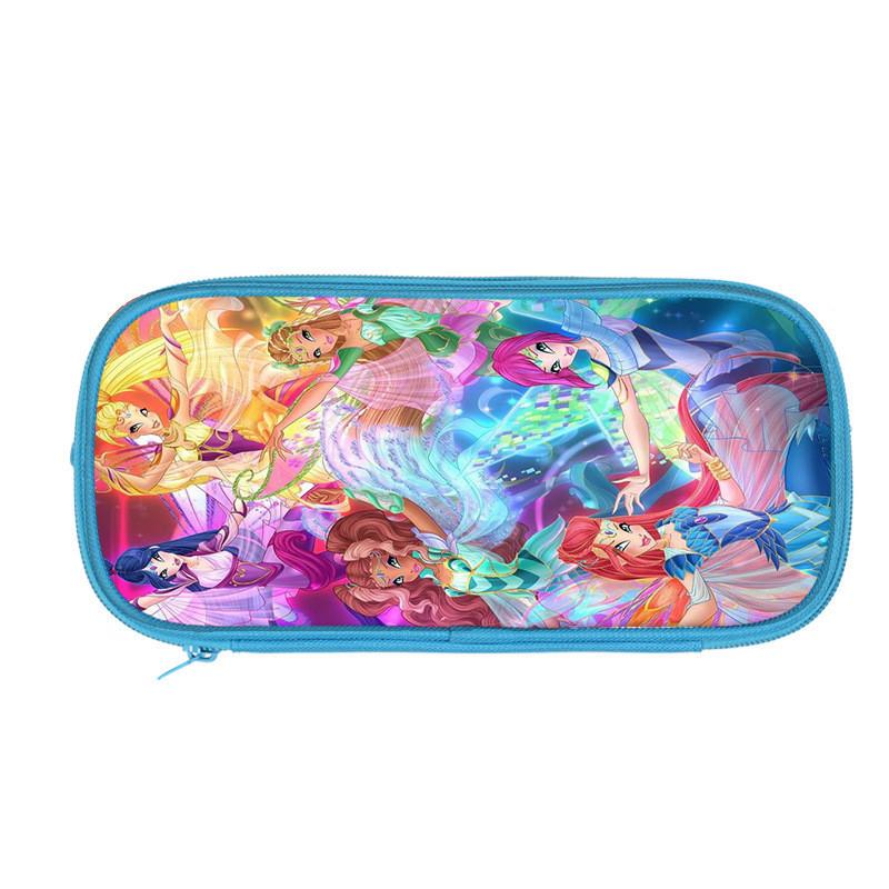 Winx Club Pencil Case Double Layer Storage Organizer For Students And Kids
