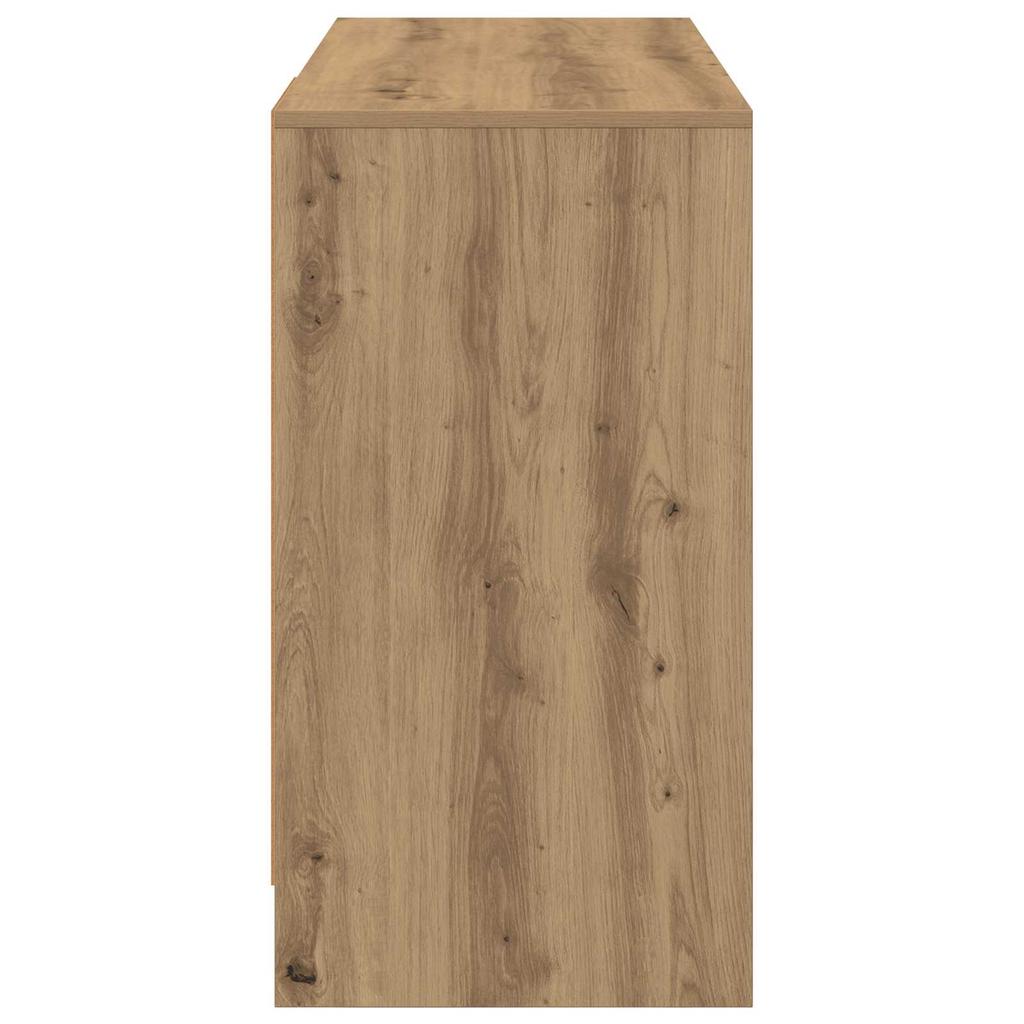 Artisan Oak Desk 100 X 40 X 75 Cm Engineered Wood