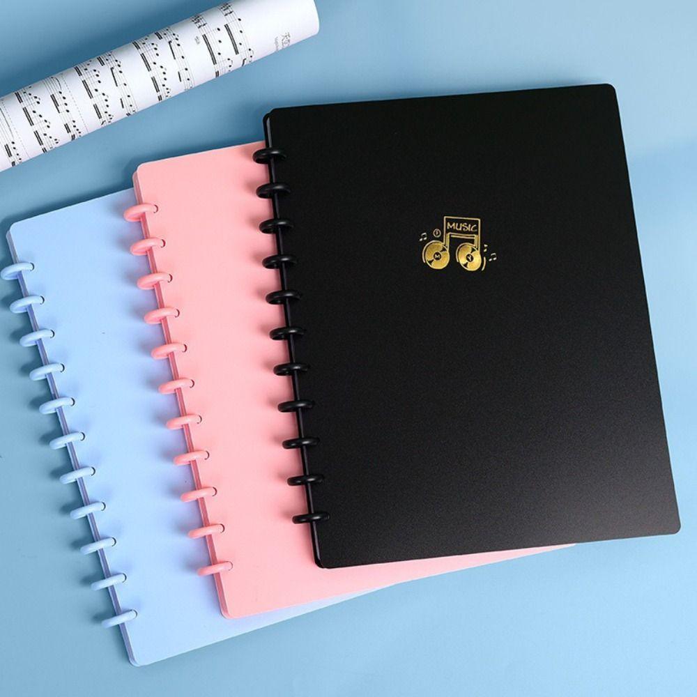 Transparent Music Score Folder A4 Piano Sheets Folder Creative Document Storage Organizer
