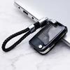 Tpu Car Key Cover for VW Golf 4 5 6 7 GTI MK7 MK6 MK5 Passat 3C T5 Polo 6R Tiguan 2019 Key Protection Case Ring Chain Styling