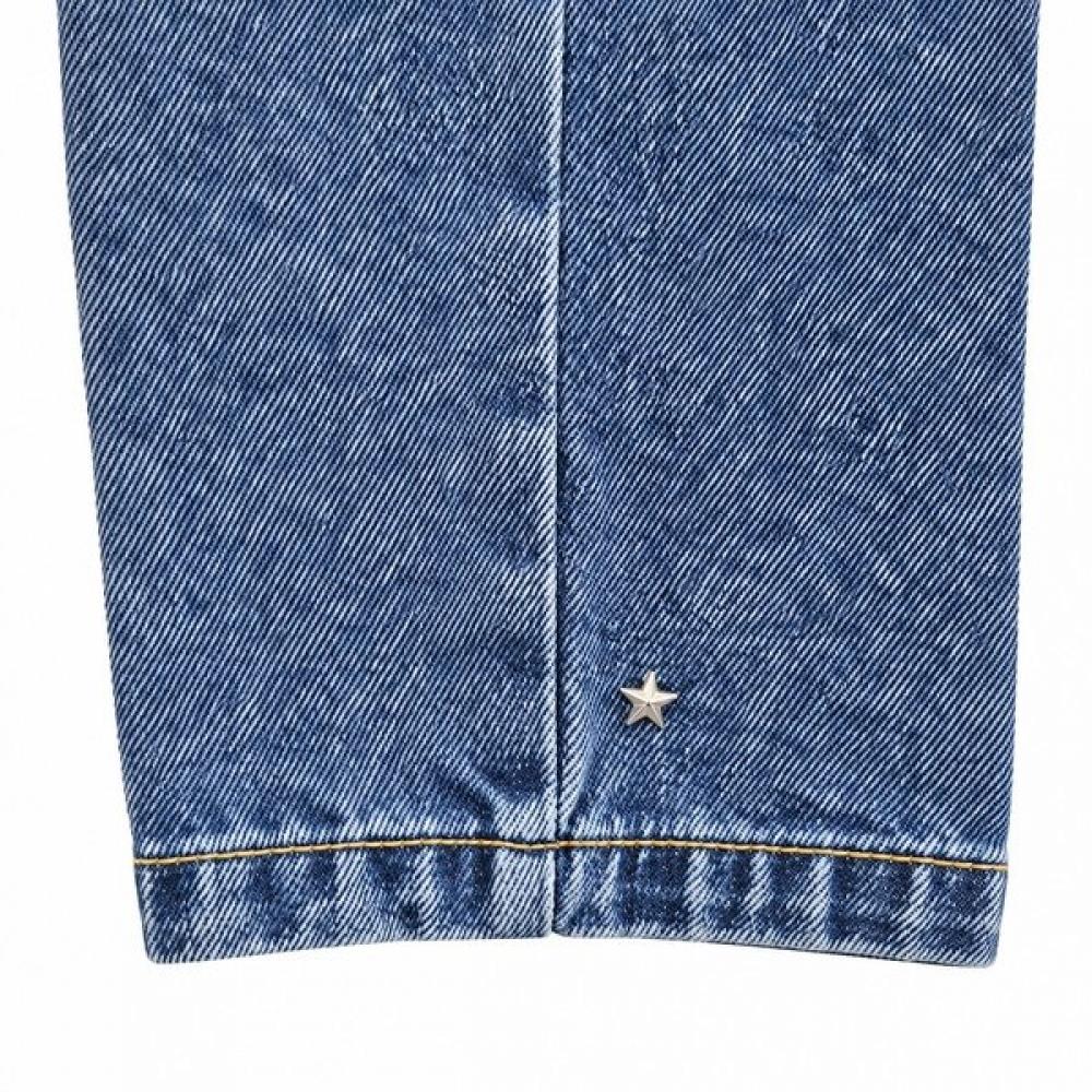 GGPX New York Star Studded Curved Denim Pants Gq9pt013f