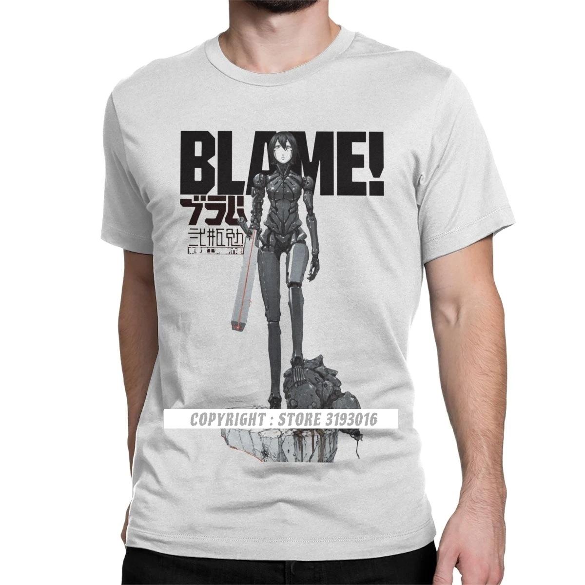 Blame T Shirts Men s Cotton Hipster T-Shirt O Neck Sidonia Manga Heavy Industries Nihei Tsutomu Anime Tops T Shirt Male Camis... S разноцветный