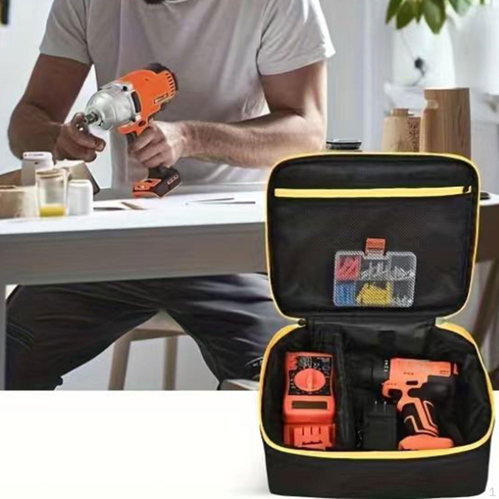 Tool Storage Bag Electric Drill Handbag Portable Easy to Carry Multipurpose Premium Professional