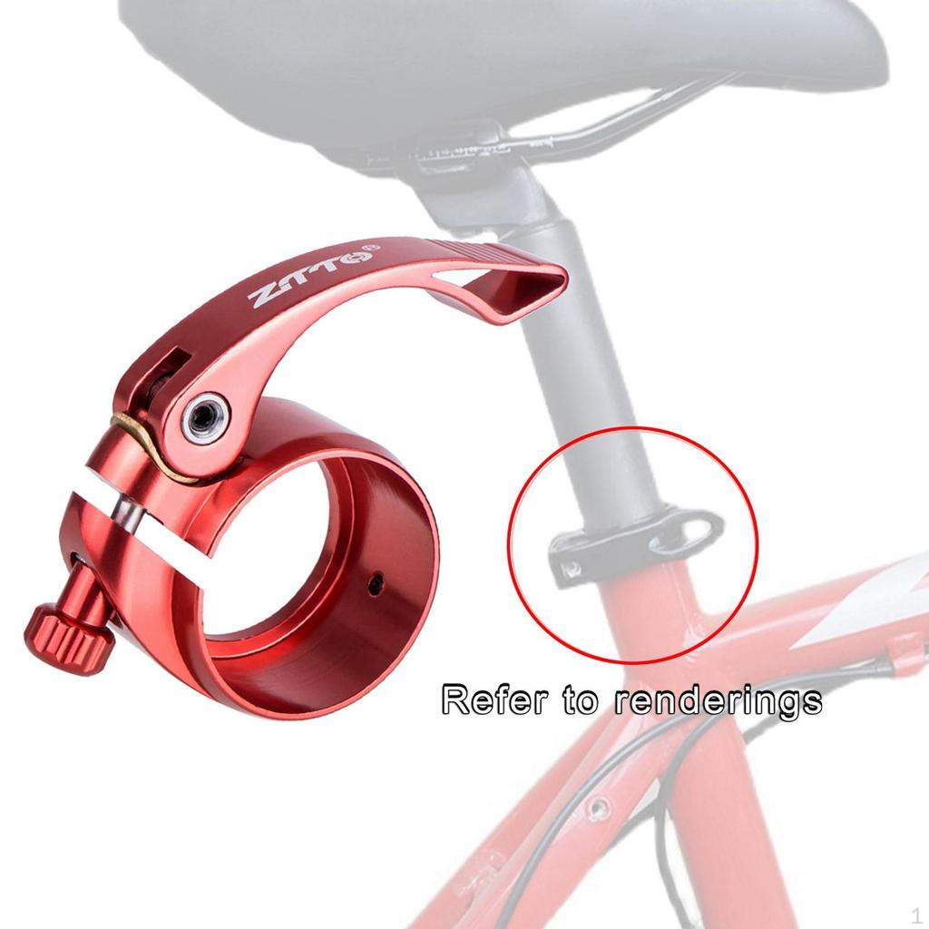 Seat Clamp 40.8MM Aluminium Alloy post Collar, Seatpost Clip Quick and Easy Adjustment of