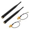 2pcs 868MHz For Lora Antenna 5dBi Gain For SMA Male Connector With Adapter Cable For Gateways Routers High-Quality Communication
