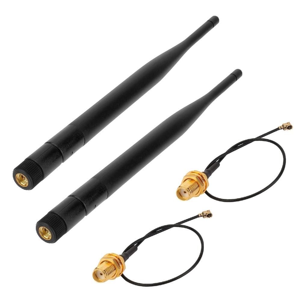 2pcs 868MHz For Lora Antenna 5dBi Gain For SMA Male Connector With Adapter Cable For Gateways Routers High-Quality Communication