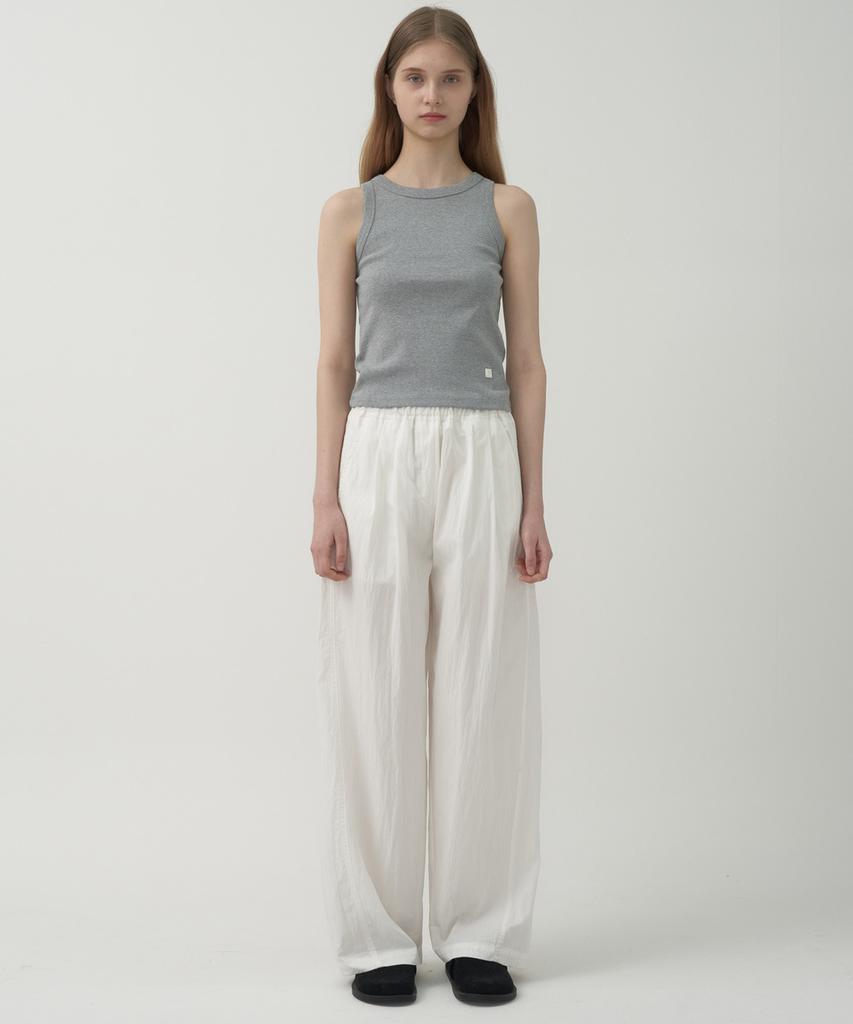 MOTT Cotton Stitch Band Pants - White