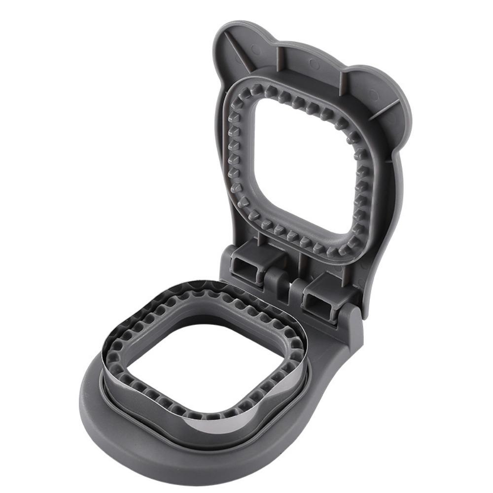 Flip Design Square Sandwich Cutter Bear Shape Bread Mold Kawaii Sandwich Press Mould Lunch