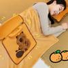 Capybaras Pillow Quilts Double-use Cushions Spring and Summer Office Naping Pillow Gift Cushions Folding Air Conditioning