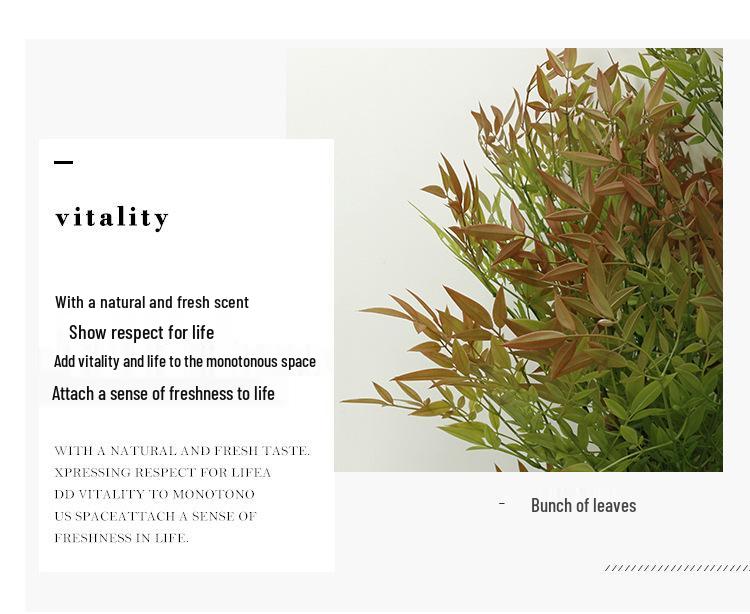 Large Nandina Branch - New Chinese Home & Hotel Decor for Weddings and Model Rooms
