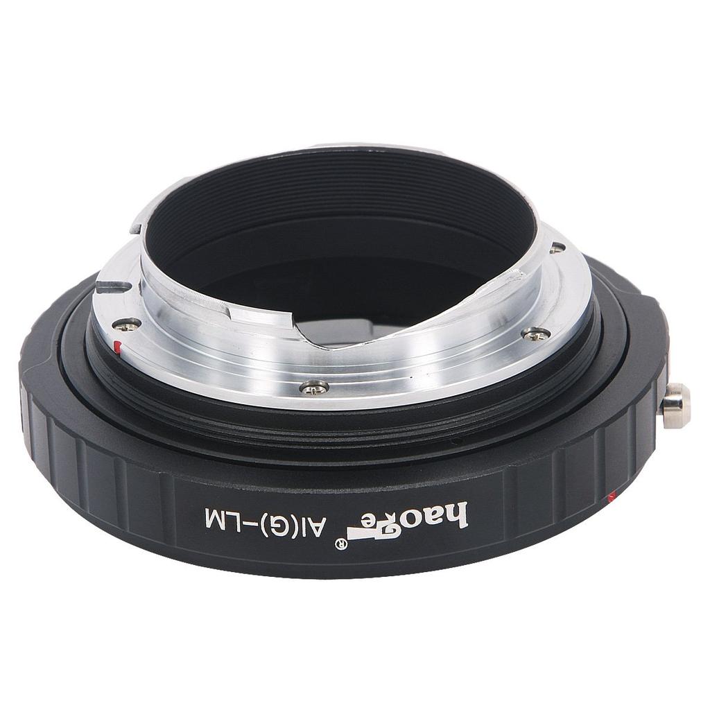 Haoge Lens Mount Adapter for Nikon Nikkor F Lens To Leica M LM Mount Including M AI/AIS/G/D Cameras, M240, M240P, M262, M3, M2, M1, M4, M5, M6, MP,