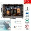 2D Flat-Printed Aluminum Metal Wall Hanging Sign: Whiskey &  Design (Square) – Ideal Decorative Wall Art for Home