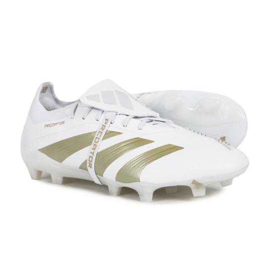 adidas Predator Elite FT FG Football Soccer Shoes Sneakers IF6445 White Glod